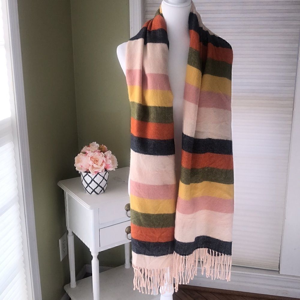 A New Day Gorgeous Women’s large fringed scarf wrap